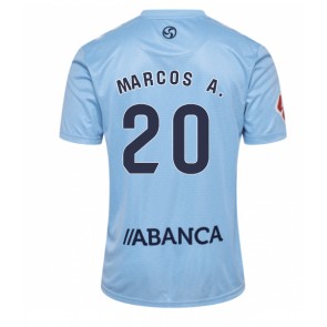 Celta Vigo Marcos Alonso #20 Domácí Dres 2024-25 Krátký Rukáv